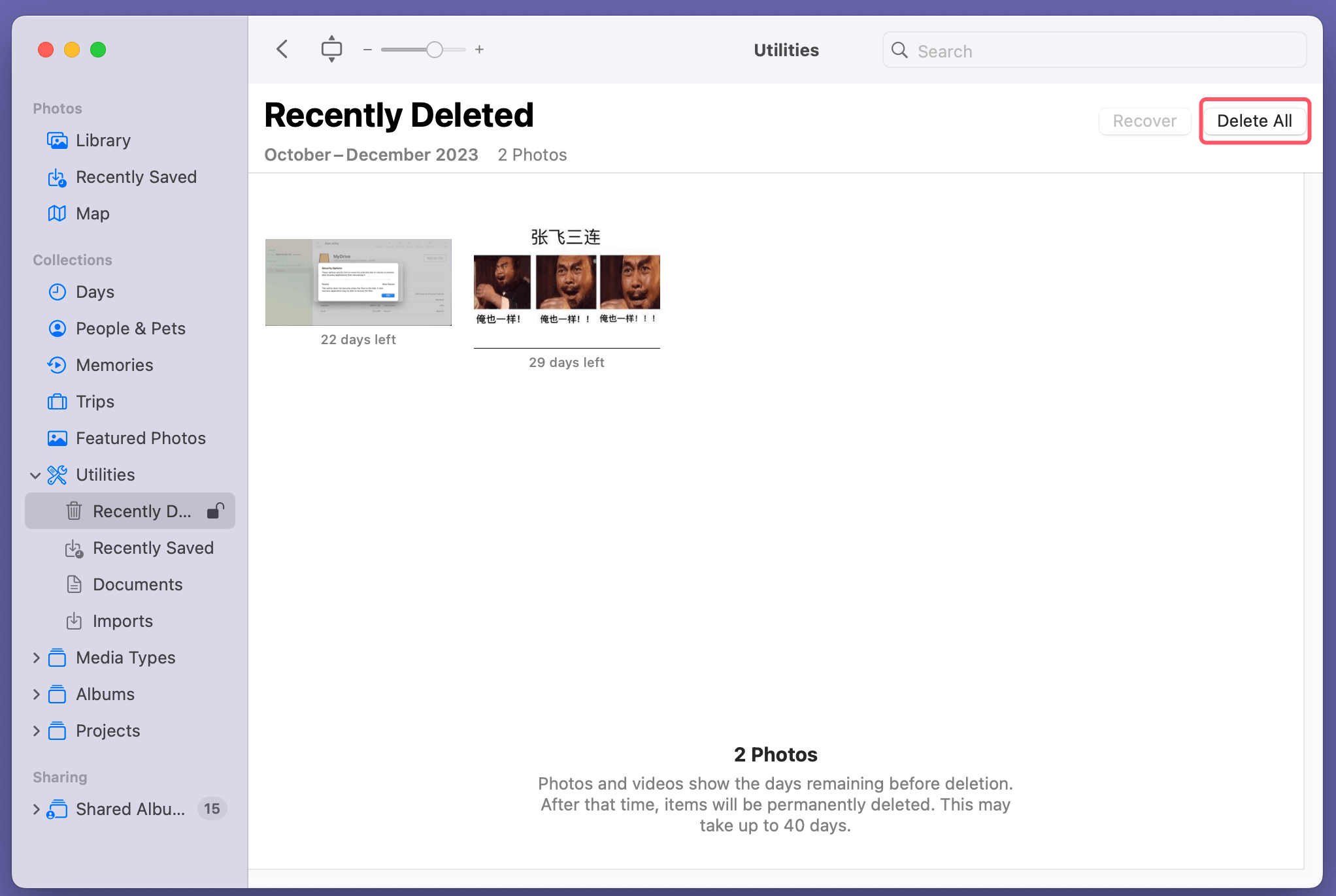 Add or Delete Photos on Mac