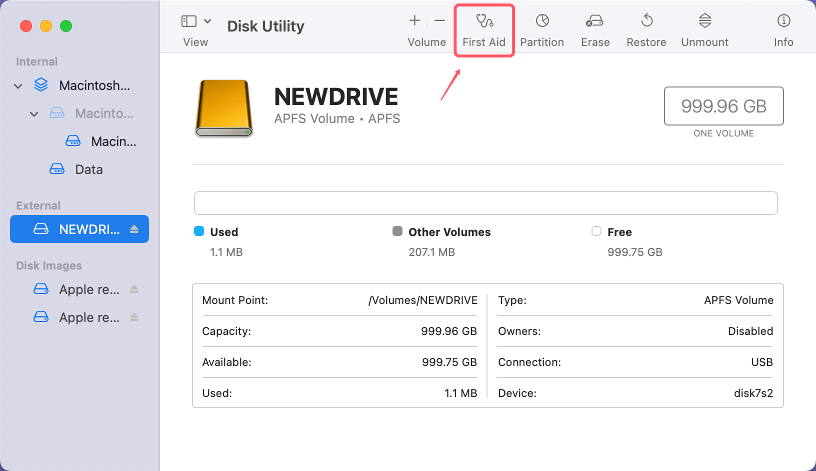 APFS object map is invalid