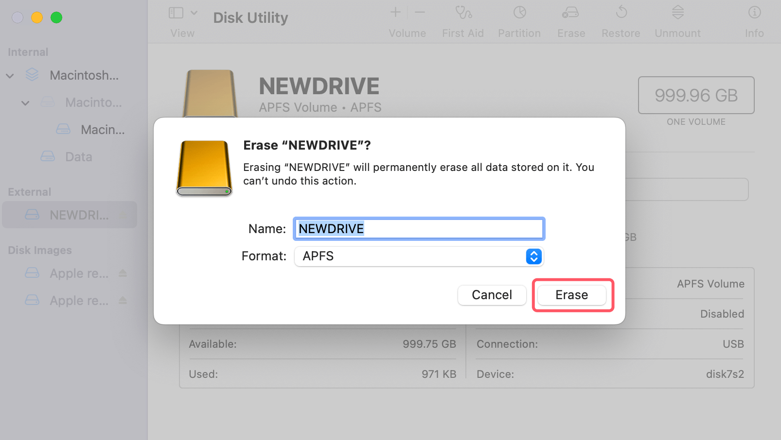APFS object map is invalid