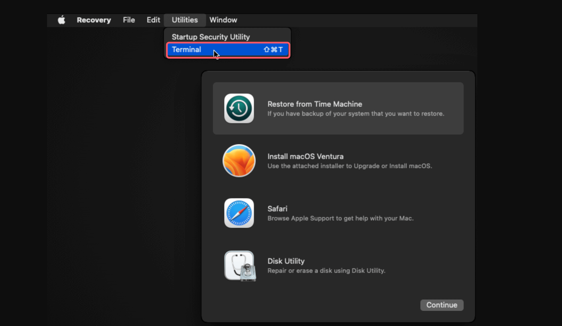 APFS object map is invalid
