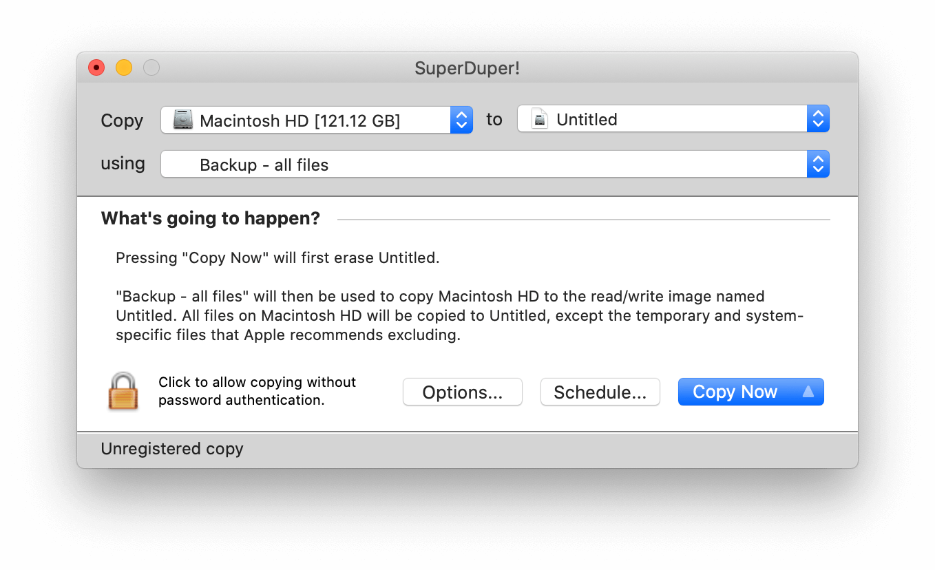 clone mac hard drive to ssd superduper