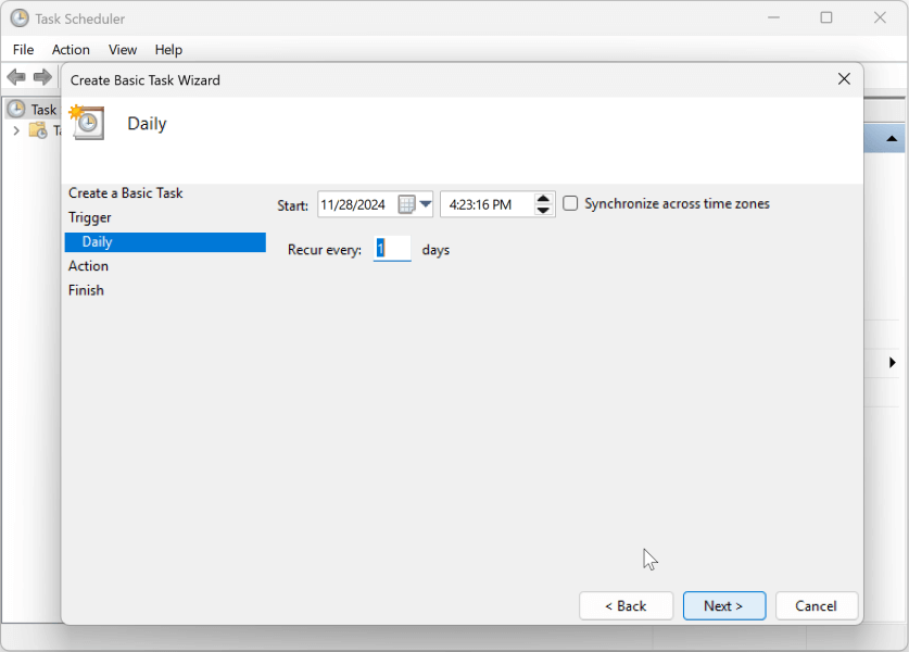 automatically empty the Recycle Bin