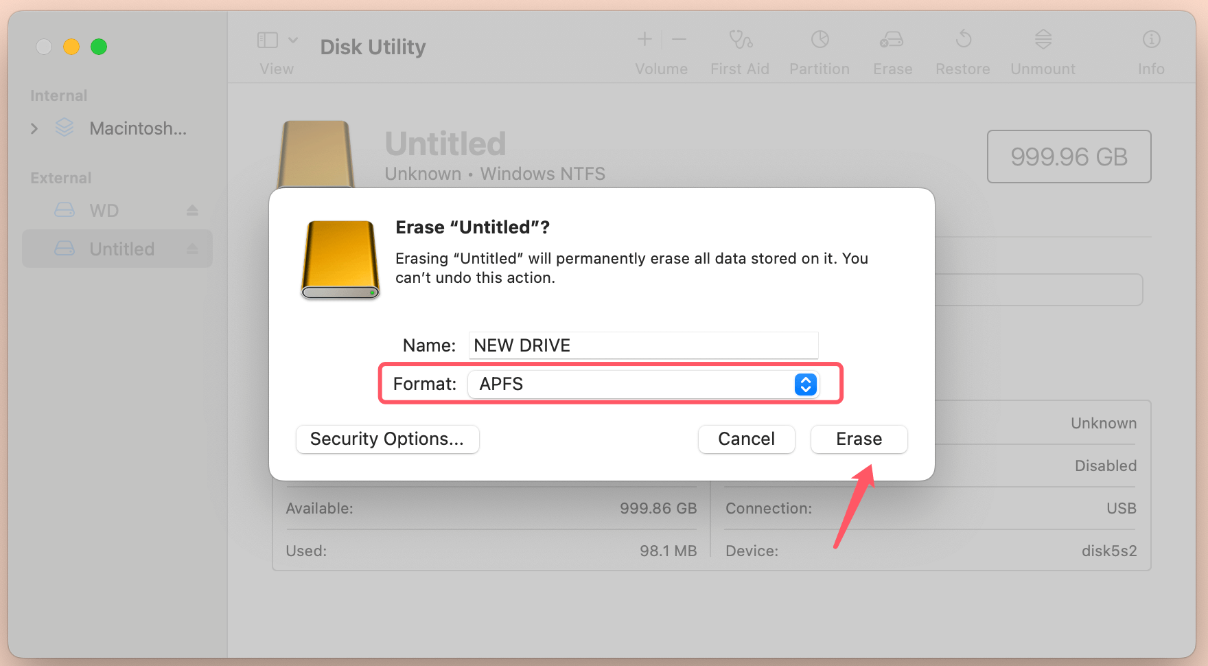 My Brand New External Hard Drive Is Read-only on Mac