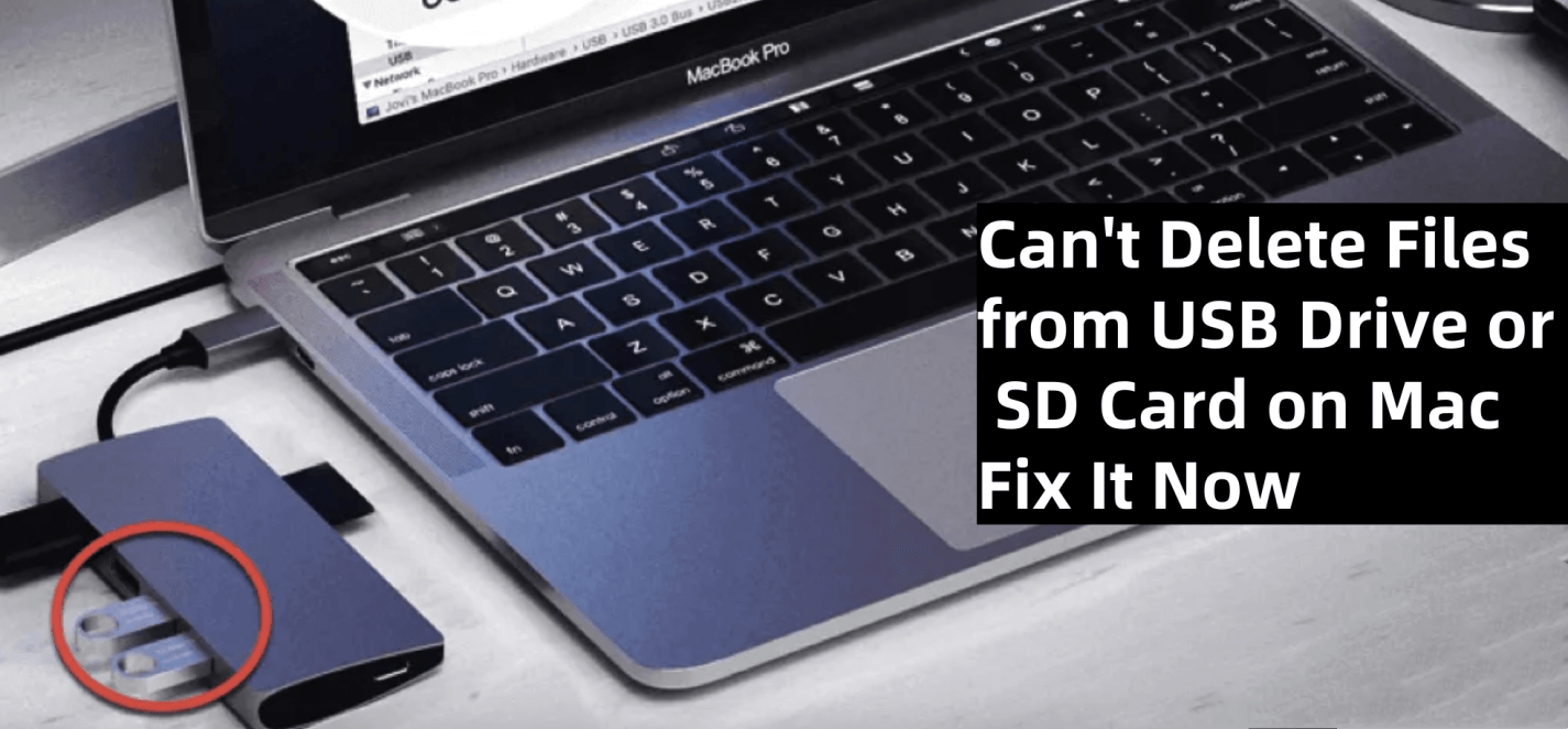 Can't Delete Files from USB Drive or SD Card on Mac