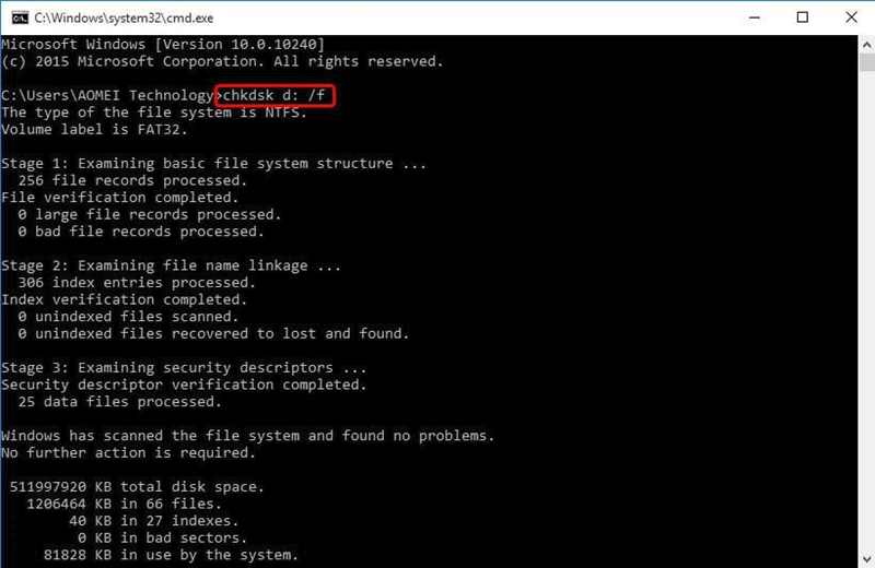 CF card that is not recognized or detected