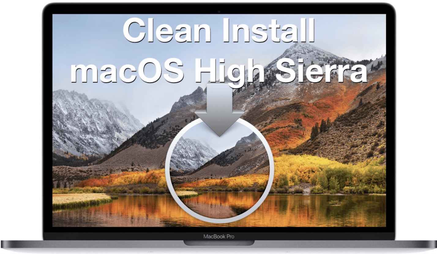 clean installation for macOS High Sierra