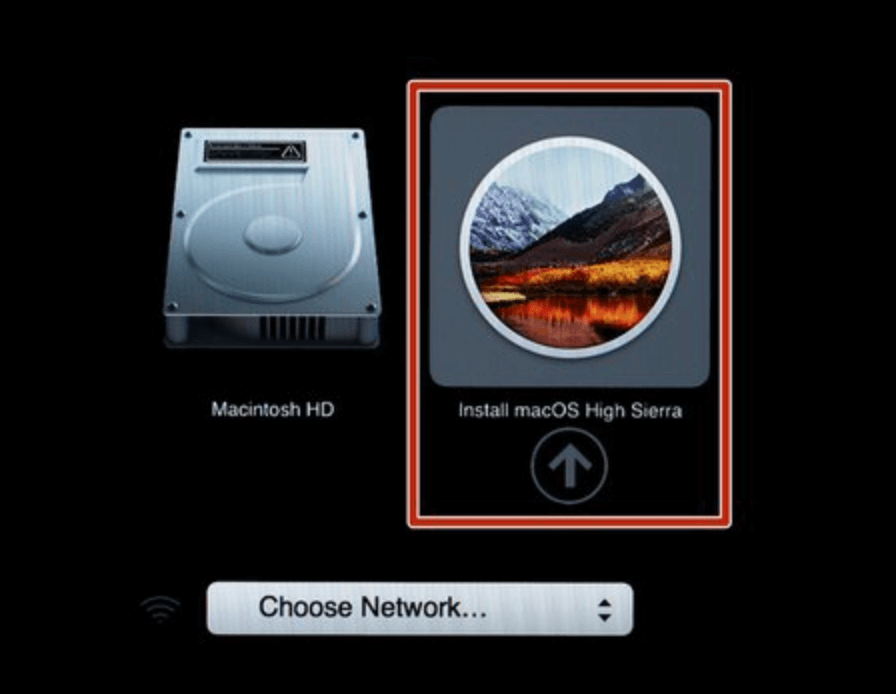 clean installation for macOS High Sierra
