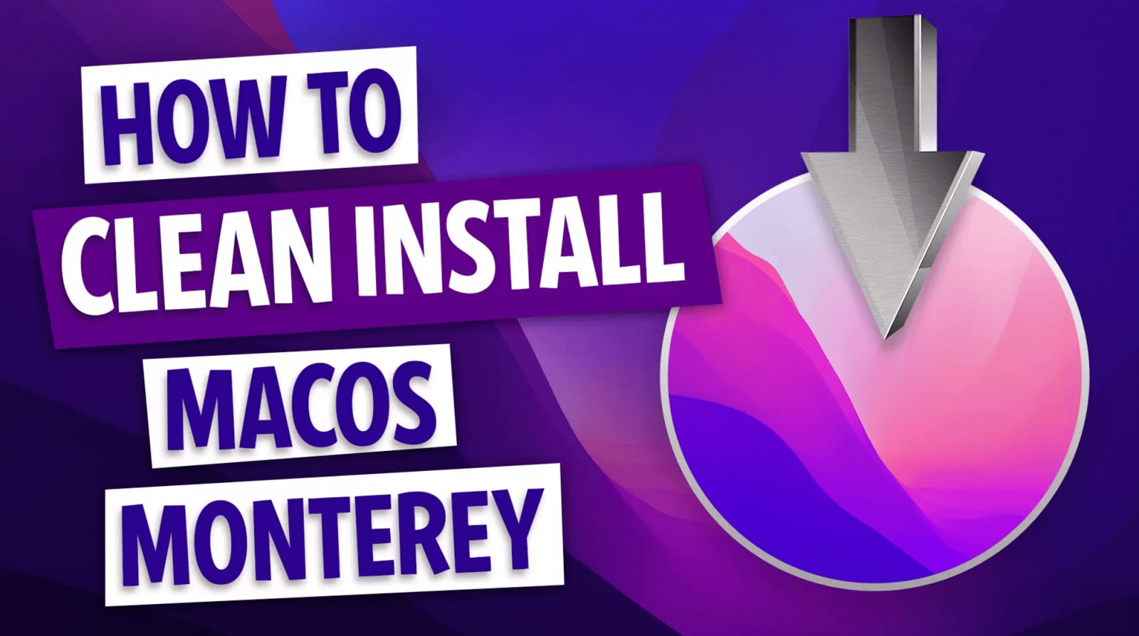 Securely Clean Install macOS Monterey