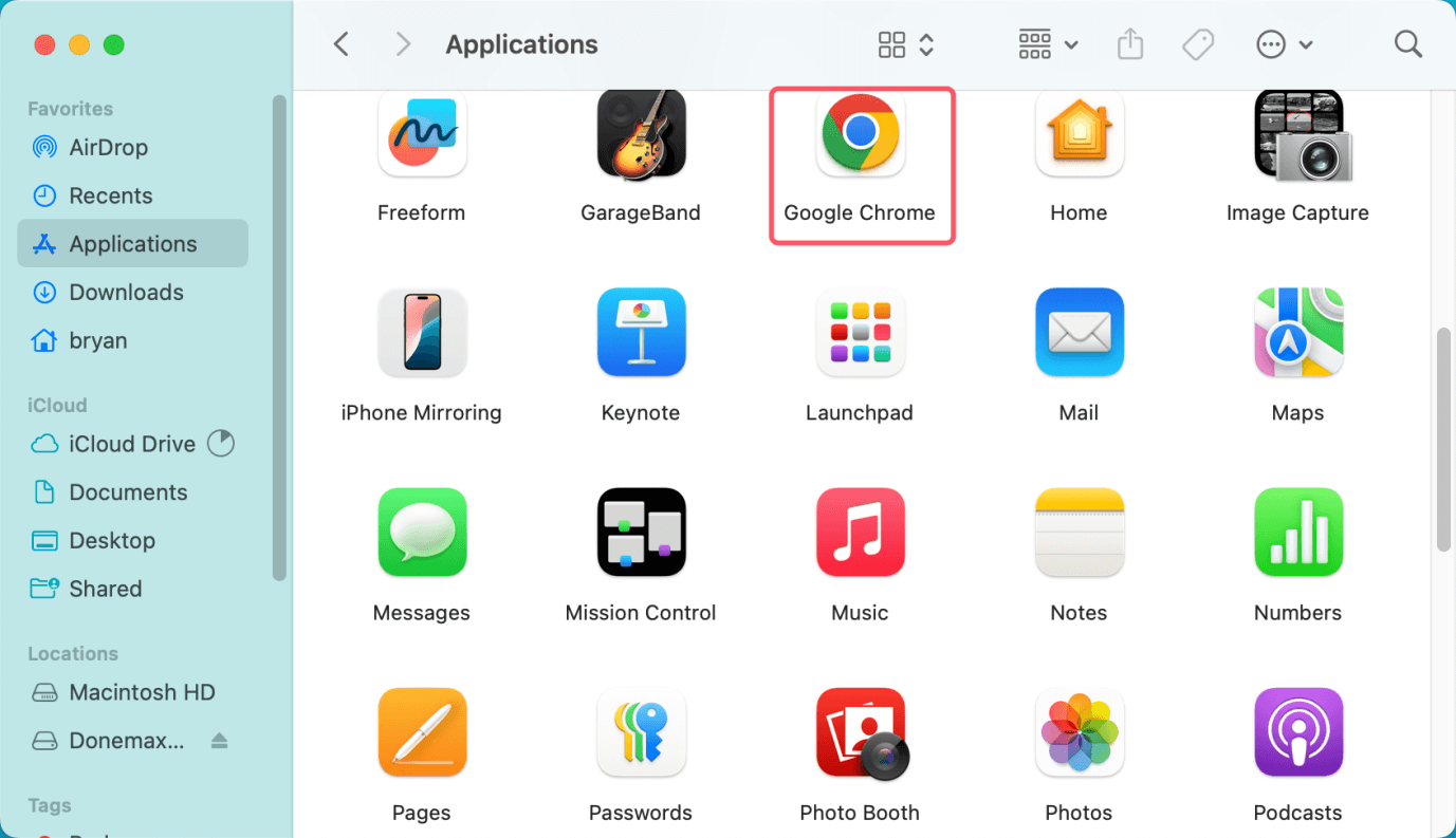 uninstall Chrome on Mac