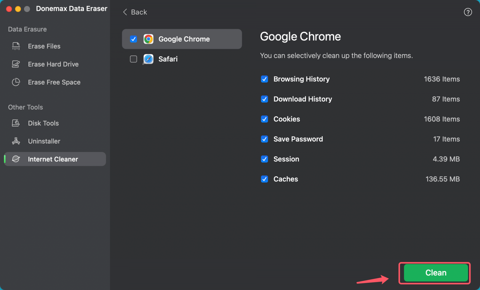 Donemax Data Eraser for Mac