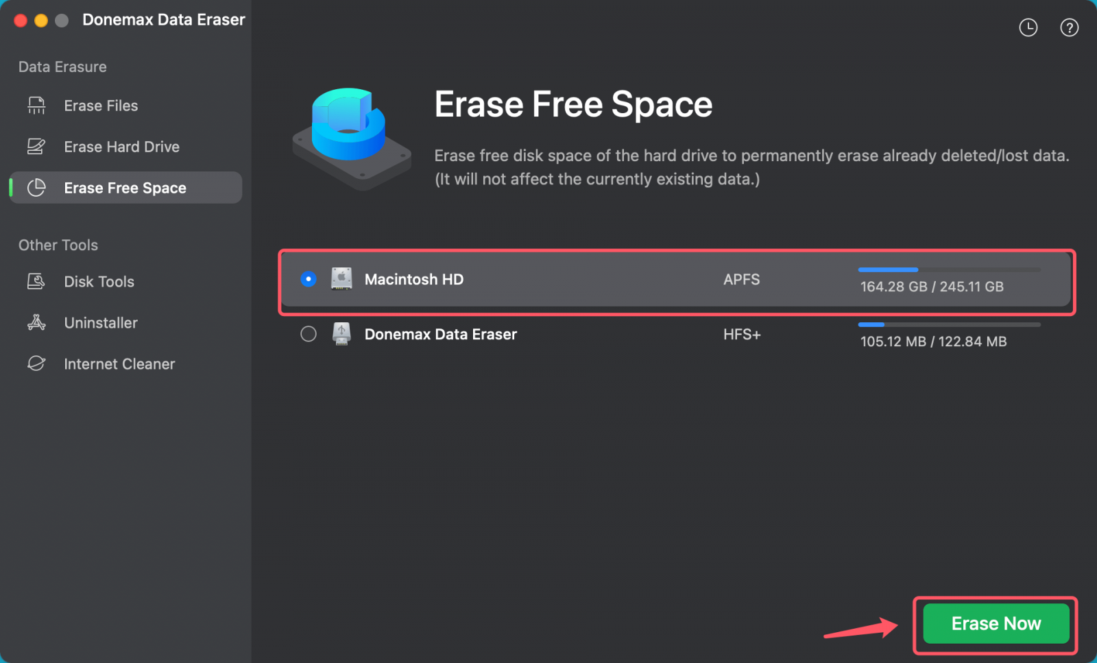 Donemax Data Eraser for Mac