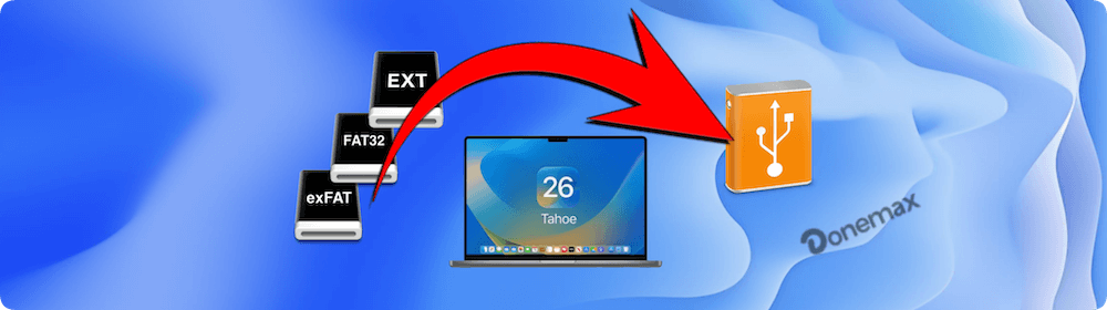clone FAT/exFAT/EXT hard drive on Mac