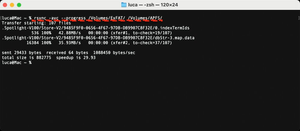 clone ExFAT to APFS drive on Mac