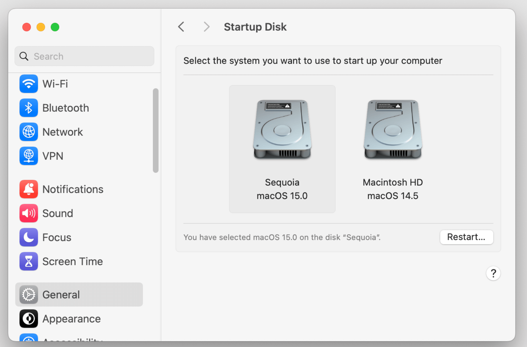 Cloning your macOS Sequoia to an external hard drive