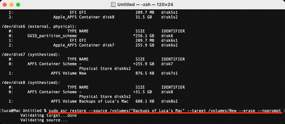 Clone Time Machine Drive to a New Drive