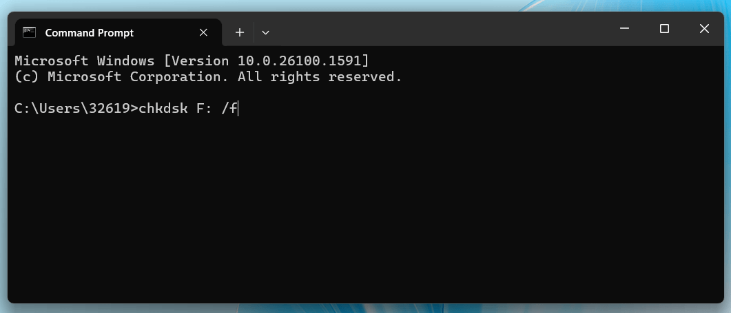 Check for File System Corruption