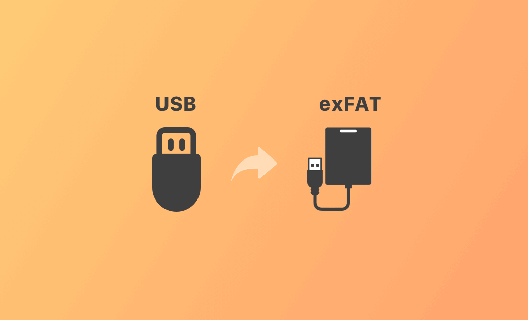 format a drive to ExFAT