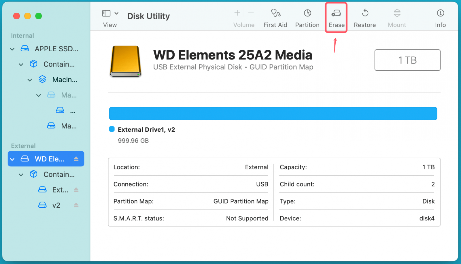 Converting an APFS drive to HFS+