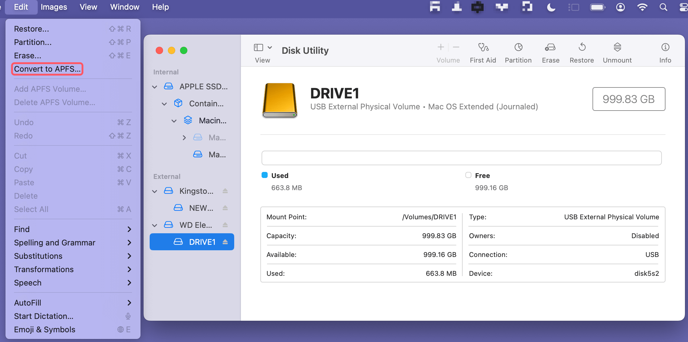 Convert HFS+ to APFS on Mac Without Losing Data