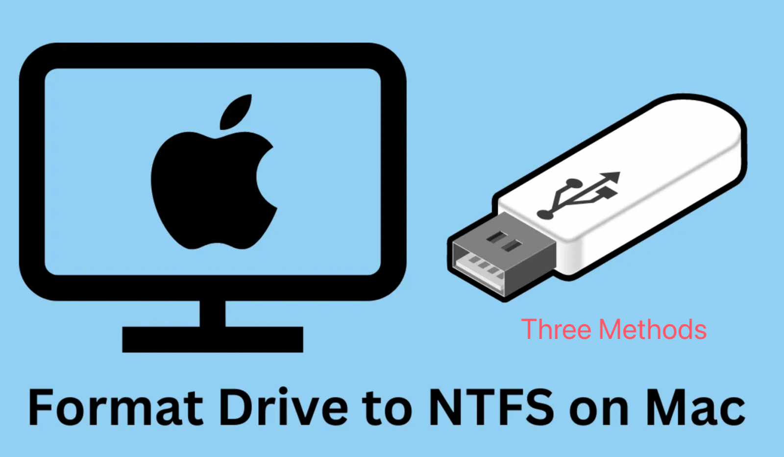 Convert or Reformat an USB Drive to NTFS on Mac