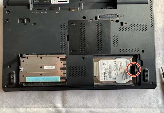 Remove HDD and Set SSD as Boot Drive