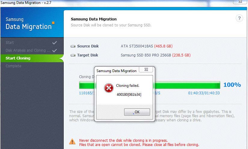 clone Windows 11 to Samsung SSD