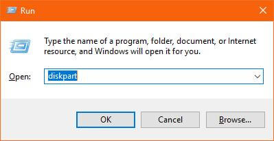 Windows Diskpart command
