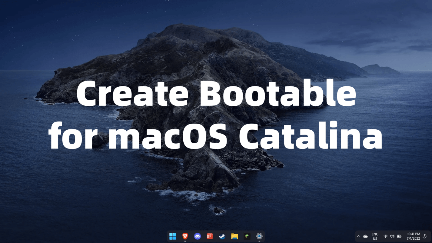 Creating a bootable clone for macOS Catalina