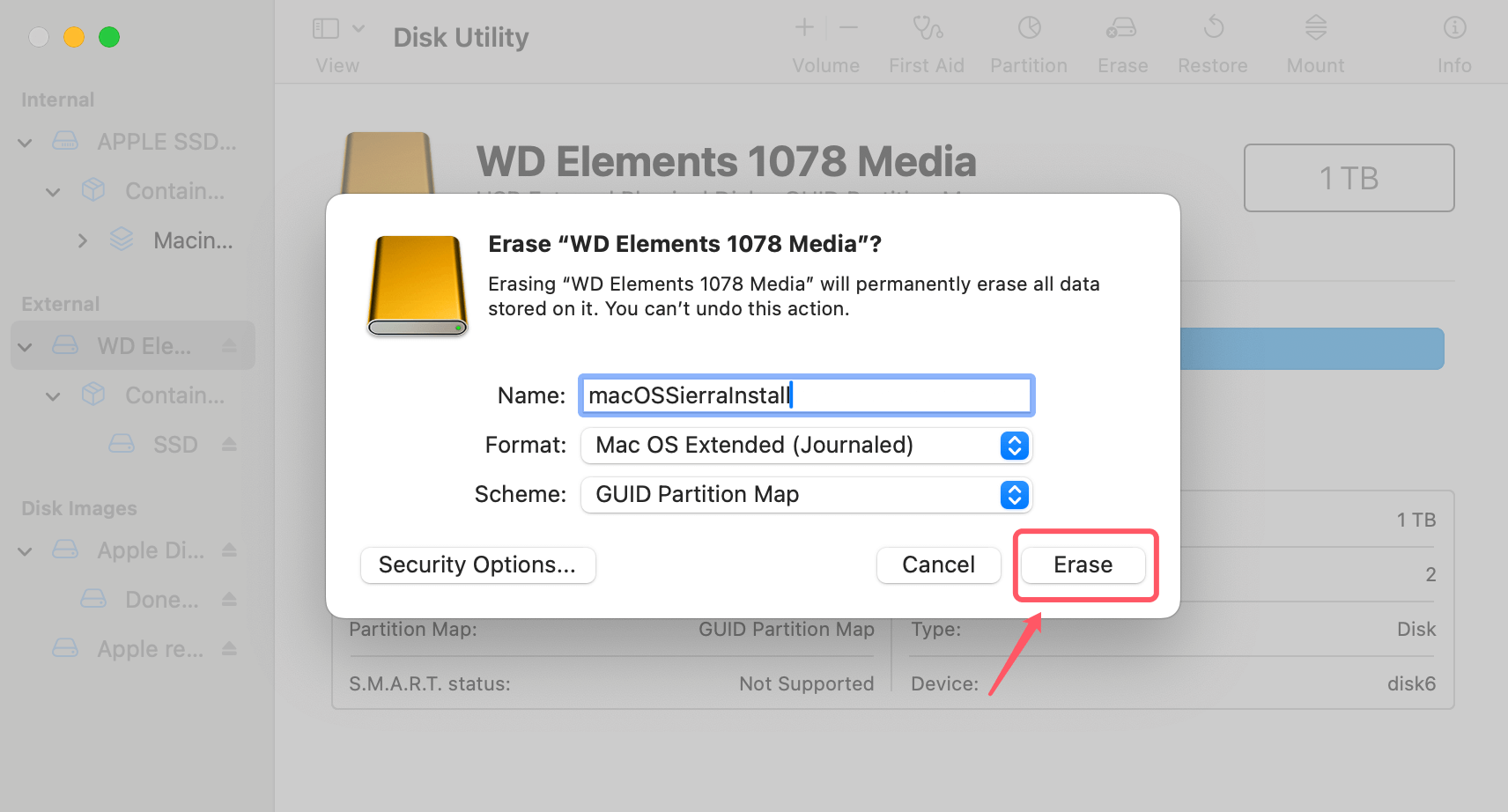 Creating a bootable USB installer for macOS Sierra