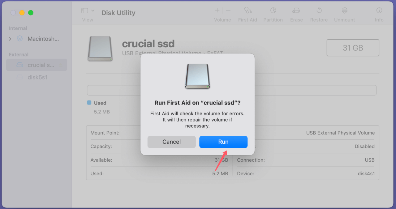 Crucial SSD not being detected