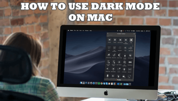 how to turn on macbook pro night mode