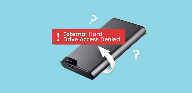 fix external hard drive is inaccessible