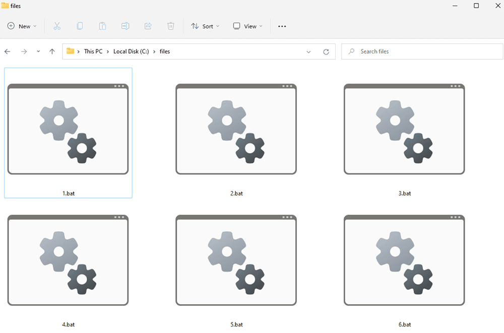 Opening .bat Files for Execution