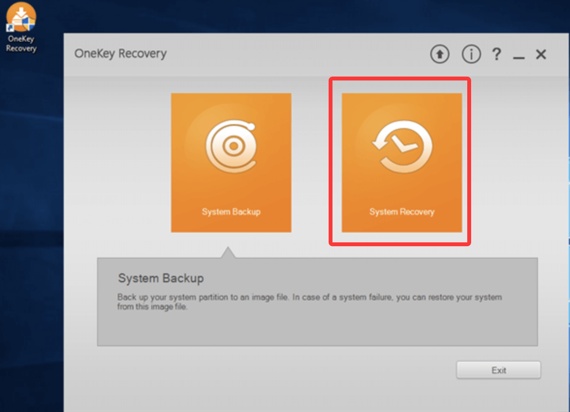 Lenovo OneKey Recovery