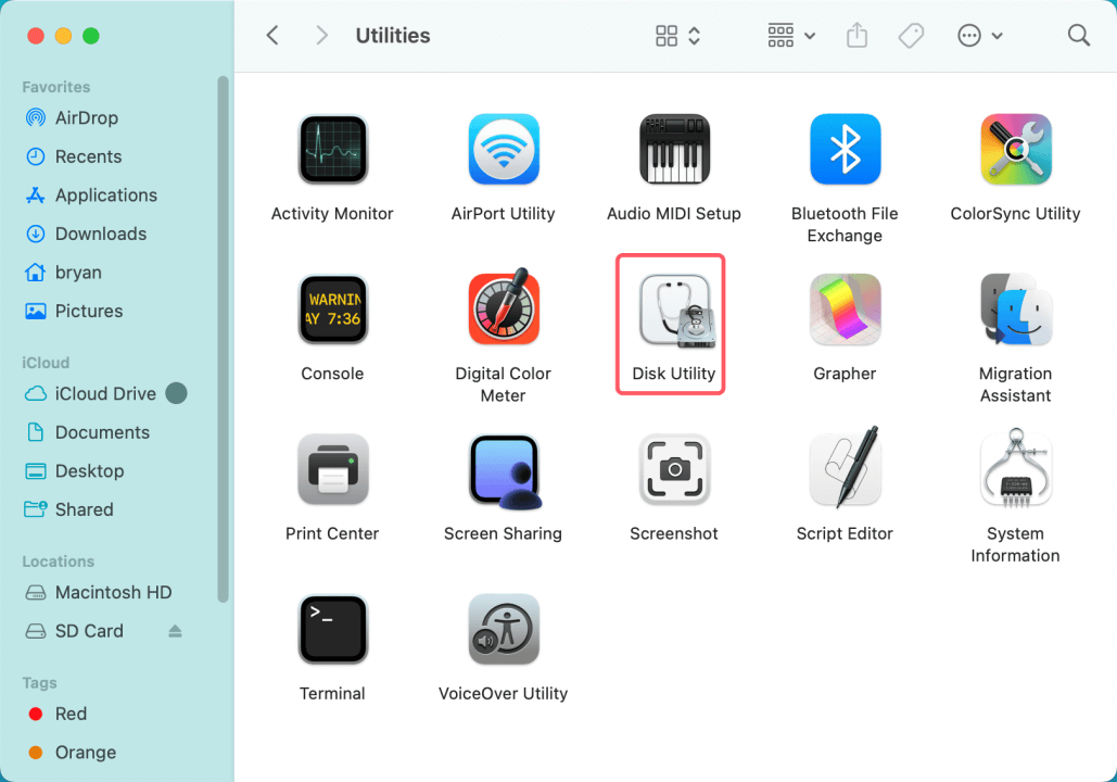 perform a 1:1 disk copy on macOS Sequoia