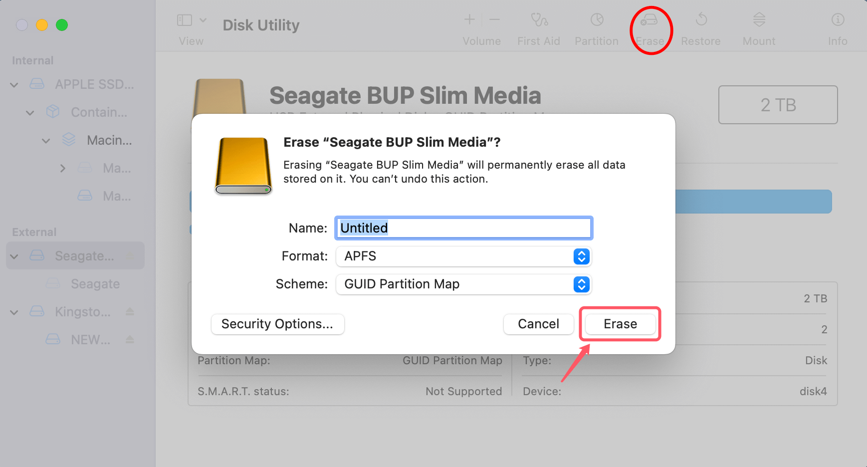 Fix Disk Utility Cannot Recognize Seagate External HDD/SSD on Mac