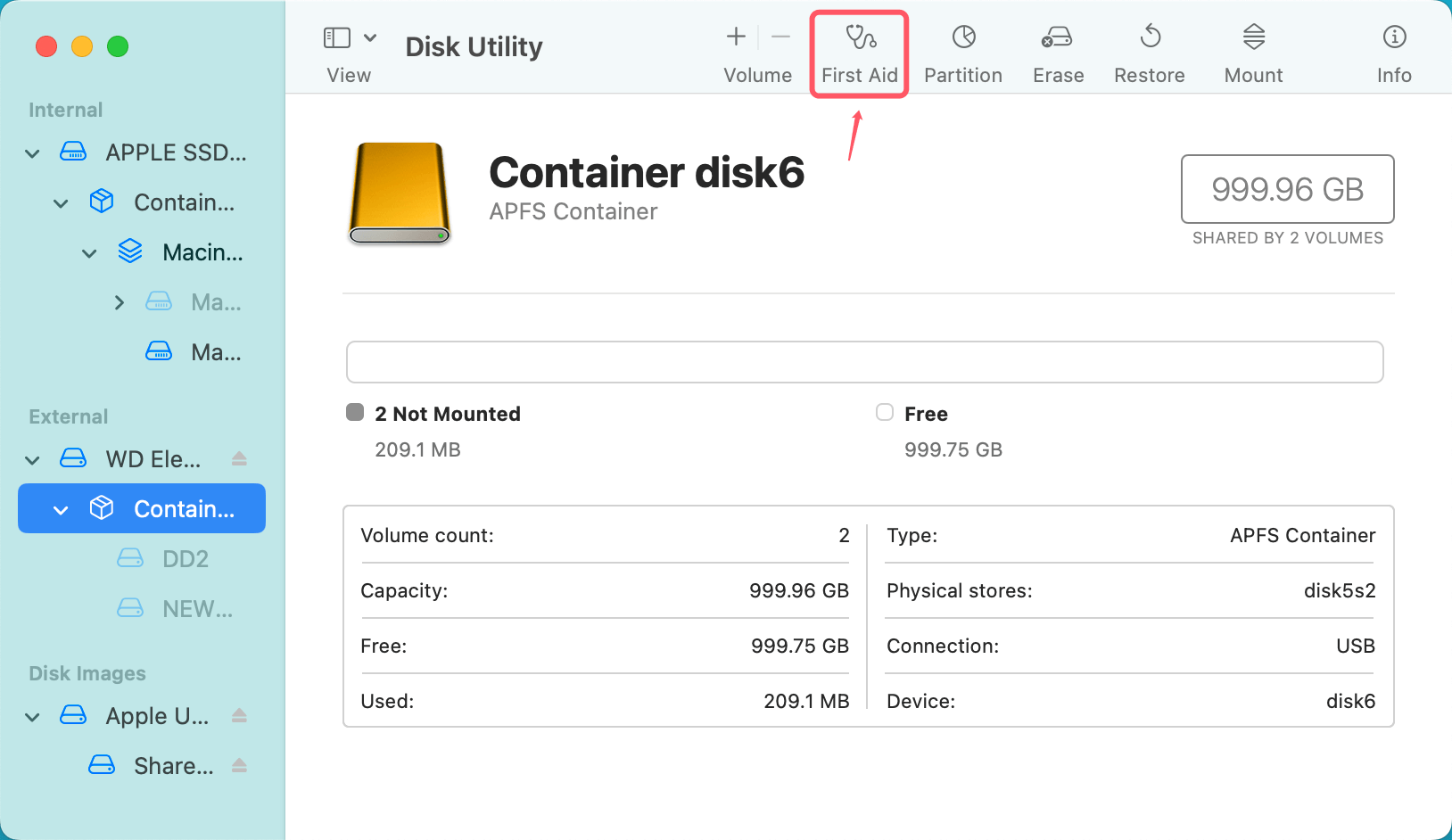 Disk Utility Can't Check and Repair APFS Volume or APFS Container
