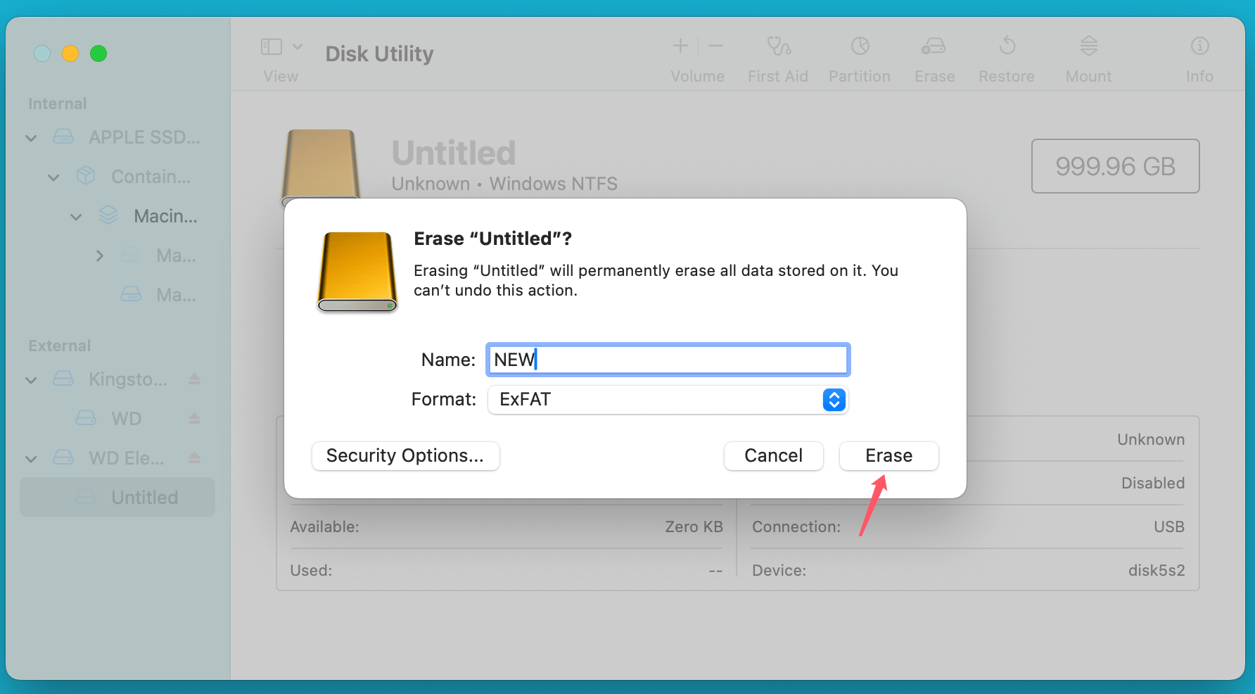 macOS fully supports both ExFAT and FAT32