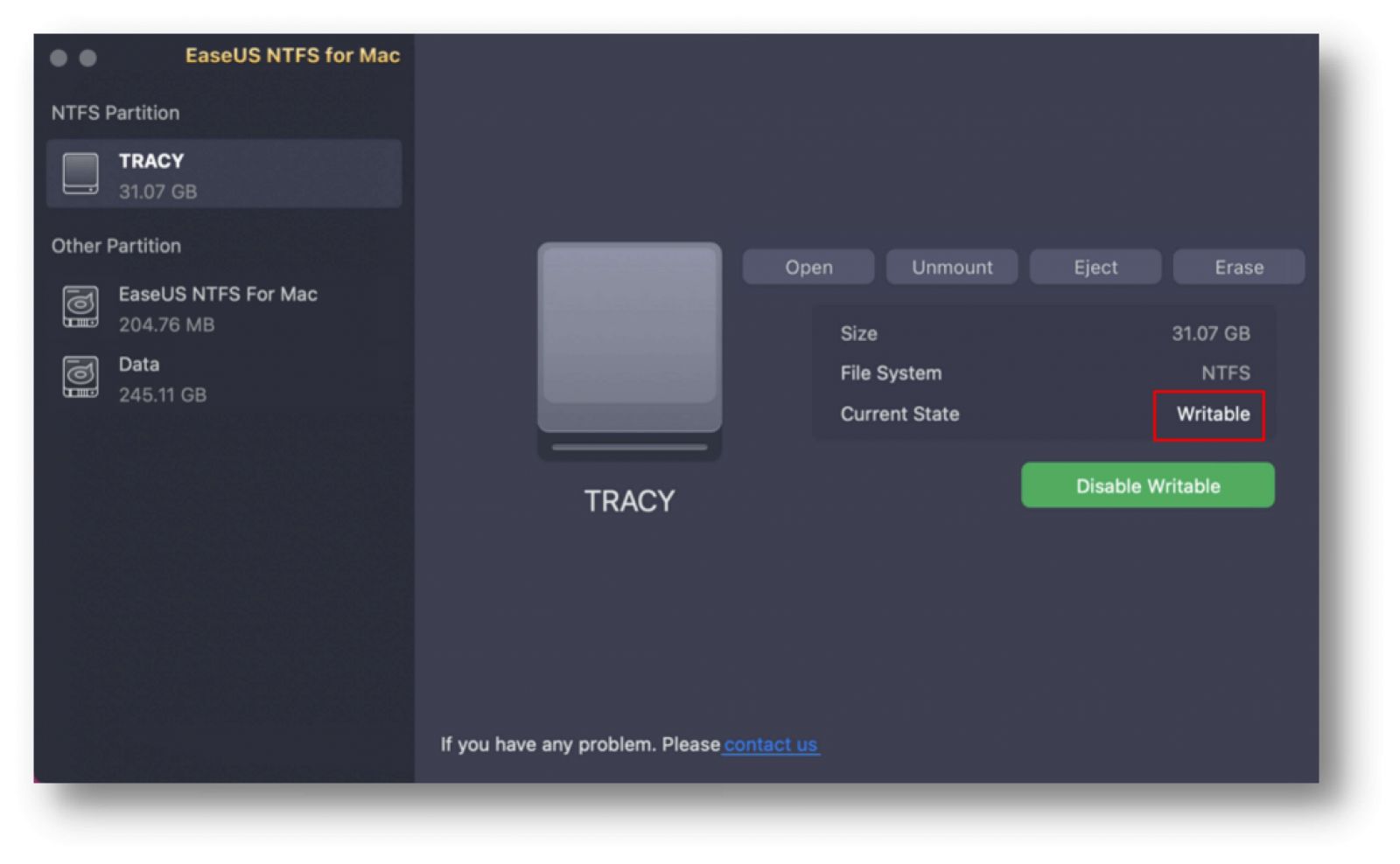 EaseUS NTFS for Mac
