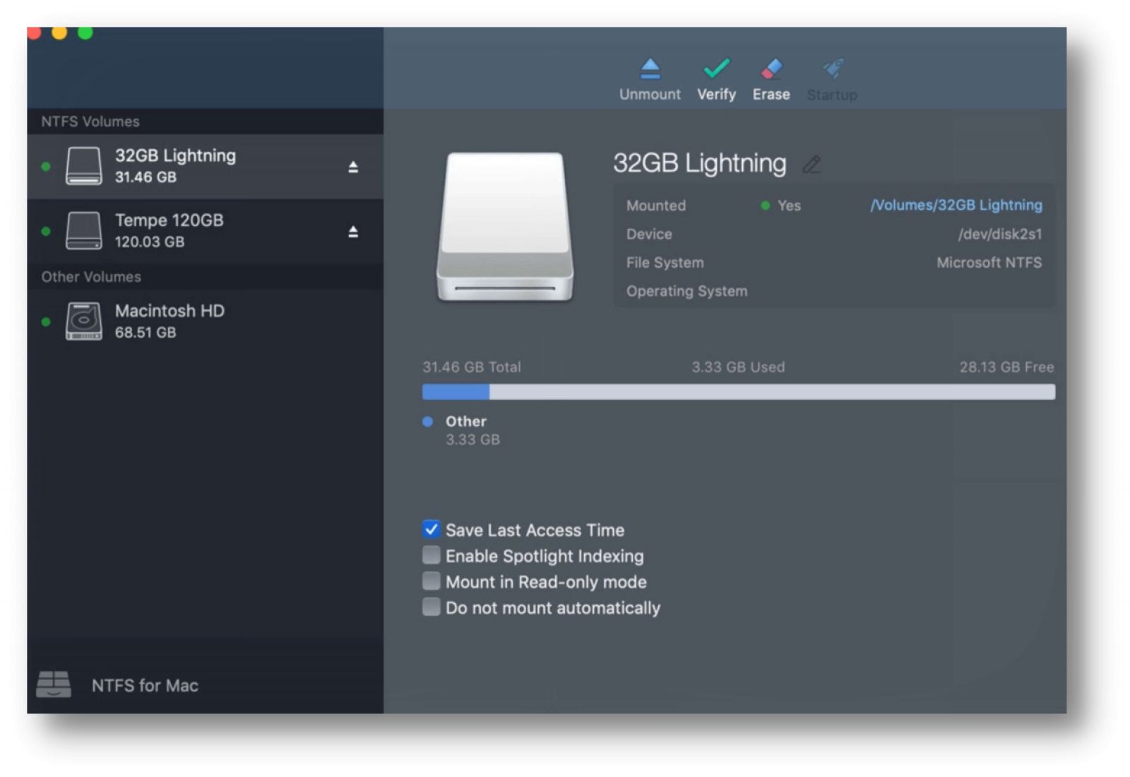 Paragon NTFS for Mac