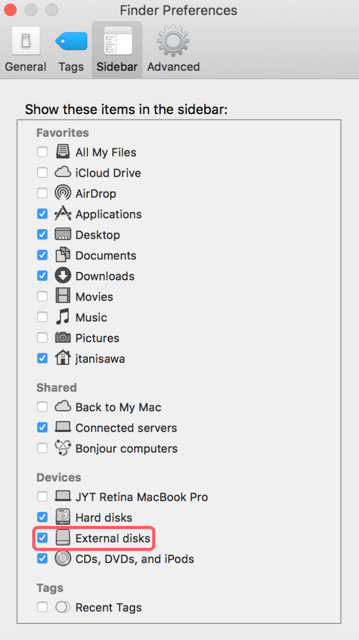 external hard drives to mount on macOS Catalina
