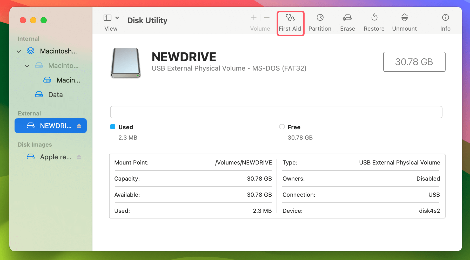 troubleshooting and resolving external hard drive issues on macOS Sonoma