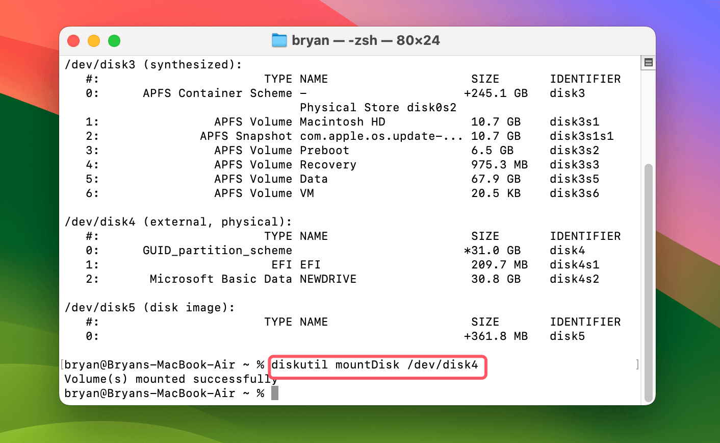 troubleshooting and resolving external hard drive issues on macOS Sonoma