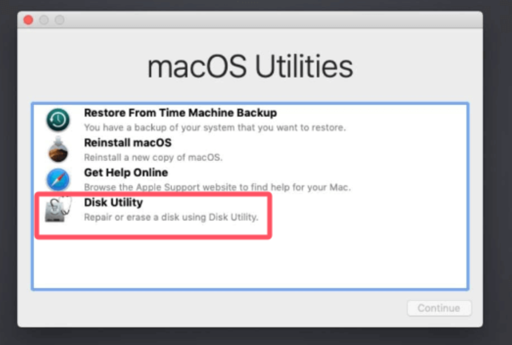 Factory Reset macOS Catalina