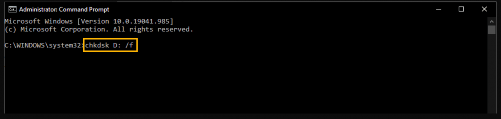 Use Disk Repair Tools