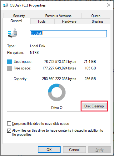 Disk Cleanup