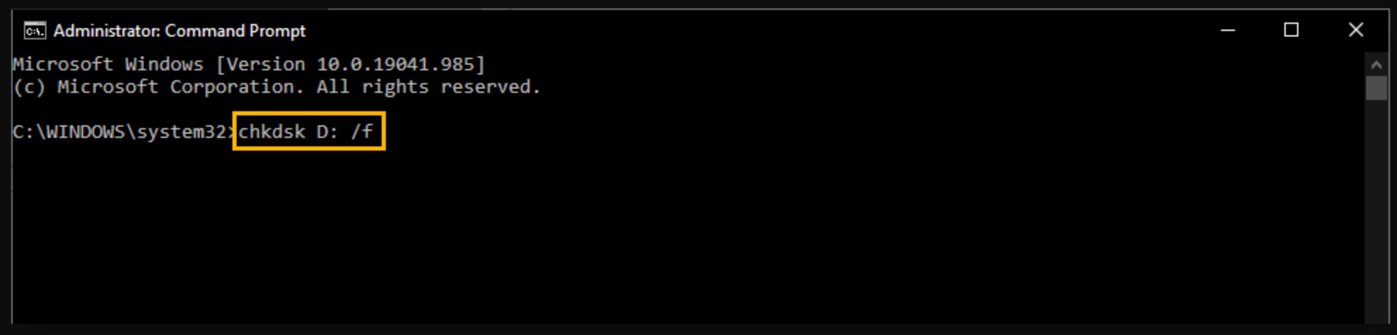 corrupted file system