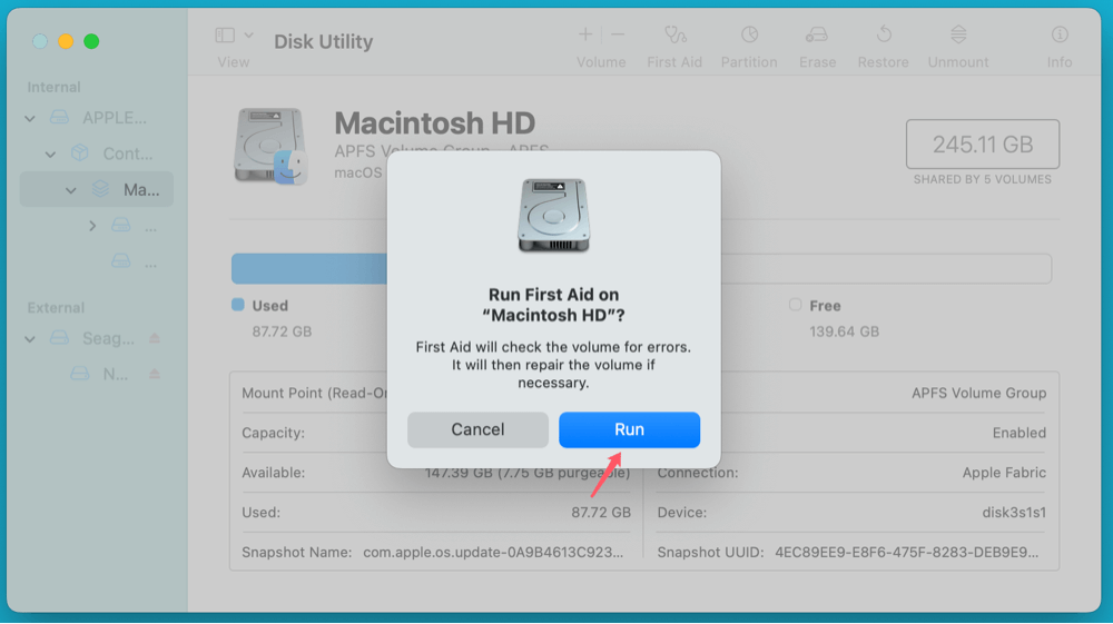 Fix Couldn't Unmount Disk 69888 Error on Mac and Mount Internal/External Disk