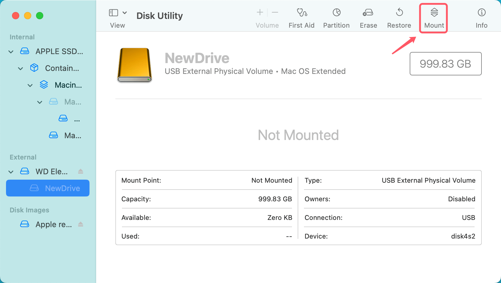 Fix Disk is OFF or Offline on Mac