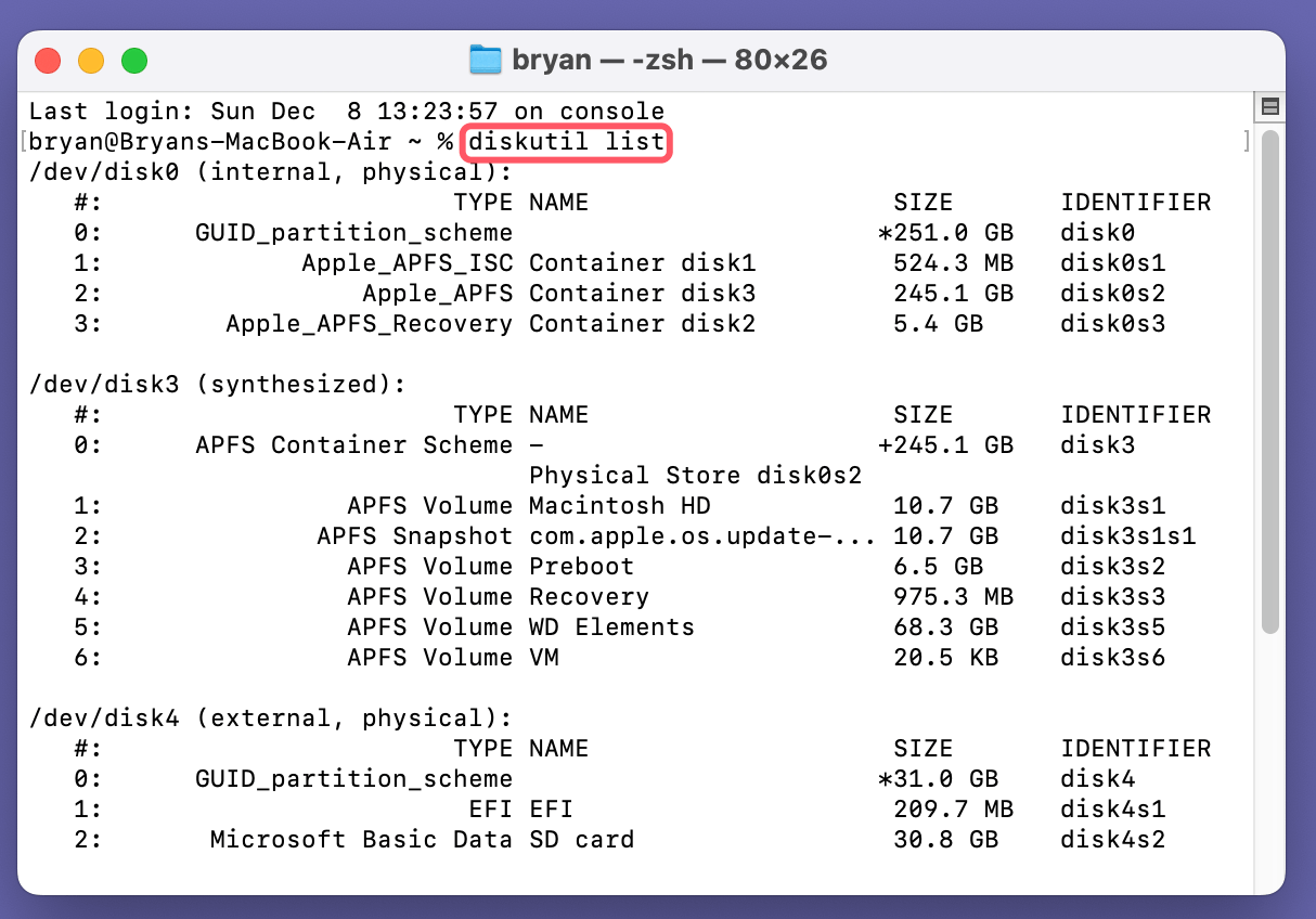 Fix com.apple.DiskManagement.disenter error 49223 on Mac
